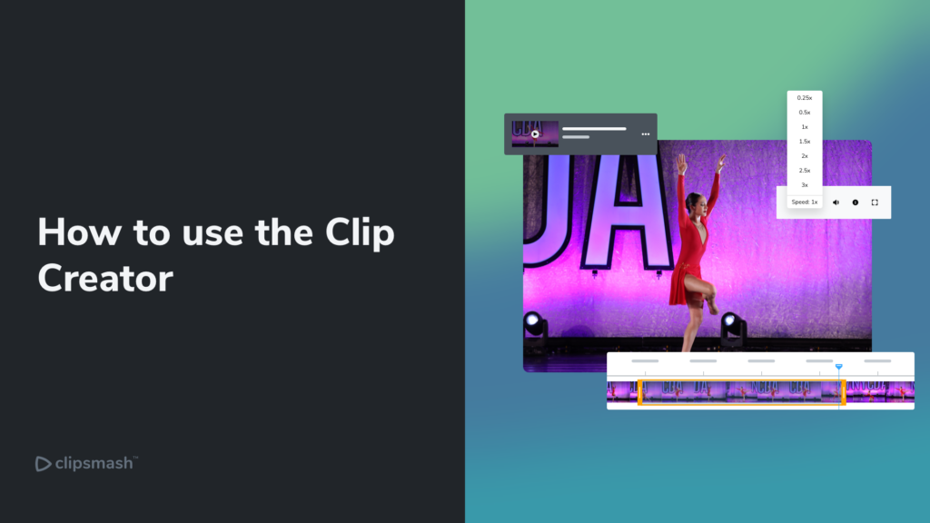 How to use the Clip Creator